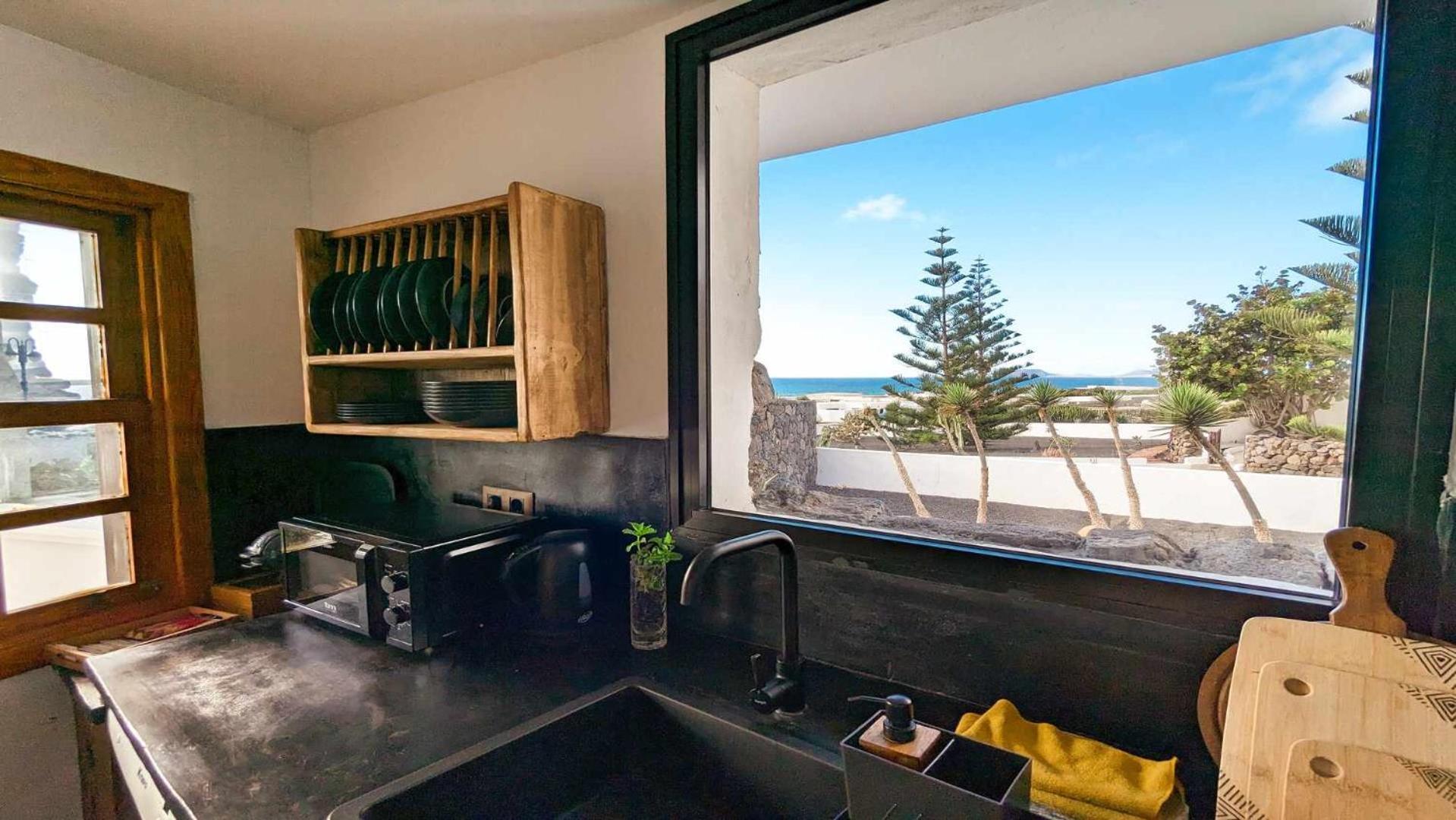 Bungalow Allende Famara Con Piscina Privada Y Ac 외부 사진